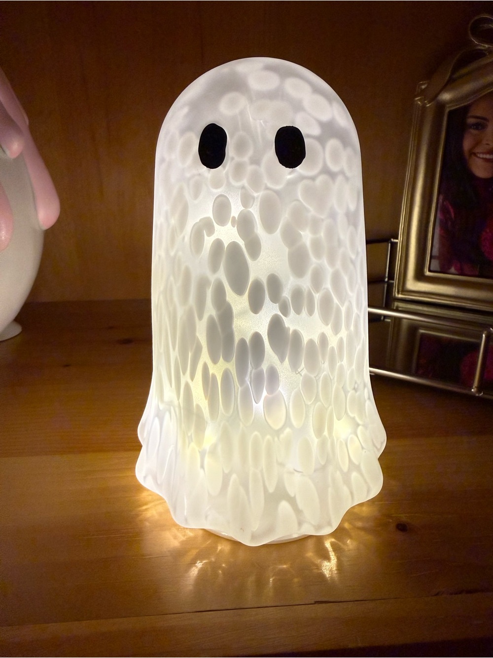 Viral White glass Ghost